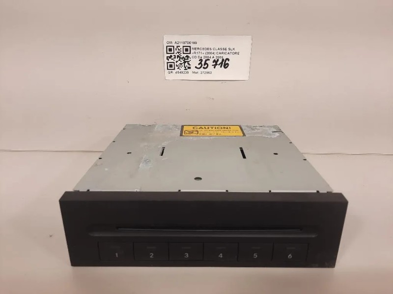 Caricatore CD A2118706189 Mercedes Classe SLK R171 2004