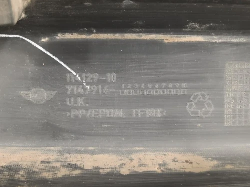 Listello Spoiler Sottoporta DX 7147916 Mini MINI ONE R56 2007