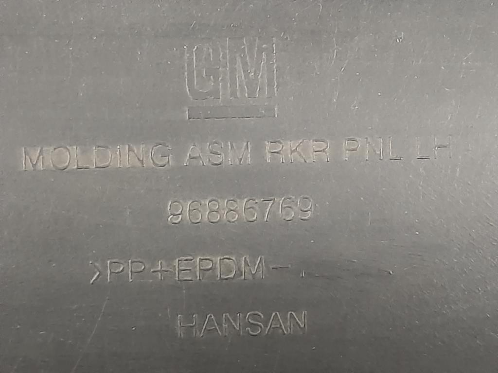 Listello Spoiler Sottoporta SX 96886769 Chevrolet Orlando 2011