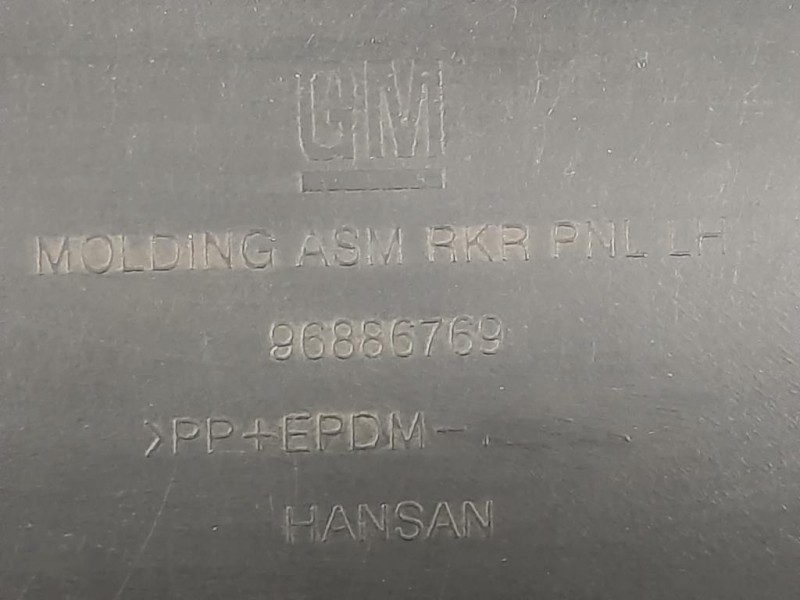 Listello Spoiler Sottoporta SX 96886769 Chevrolet Orlando 2011