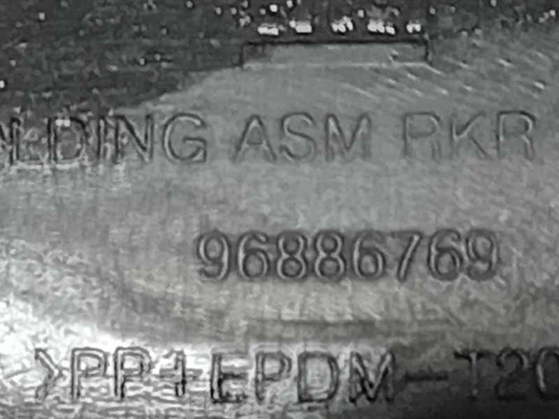 Listello Spoiler Sottoporta SX 96886769 Chevrolet Orlando 2011