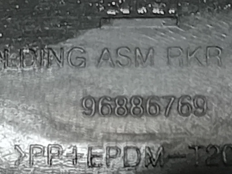 Listello Spoiler Sottoporta SX 96886769 Chevrolet Orlando 2011