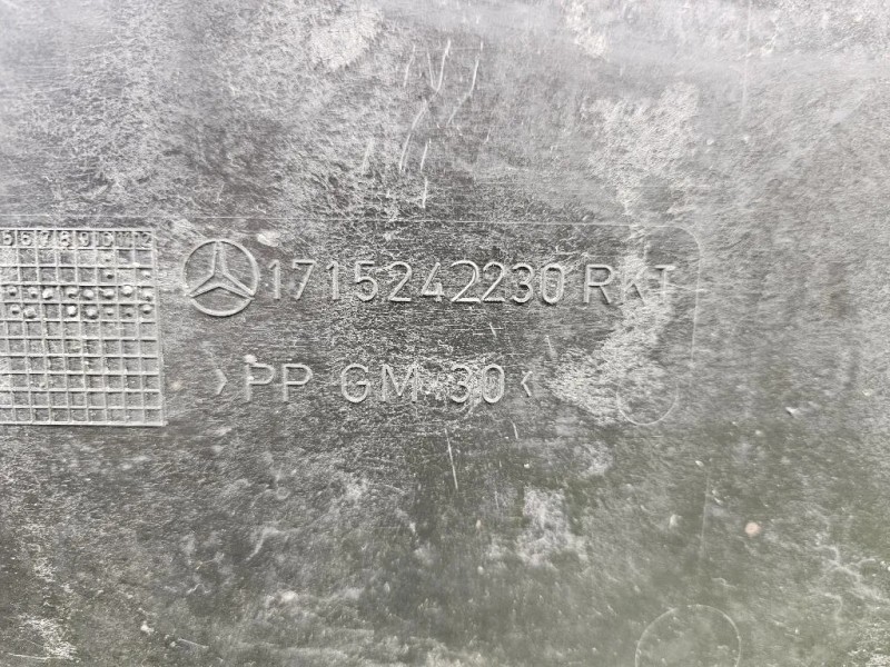 Carter Protezione Sottoscocca Centrale DX A1715242230 Mercedes Classe SLK R171 2004