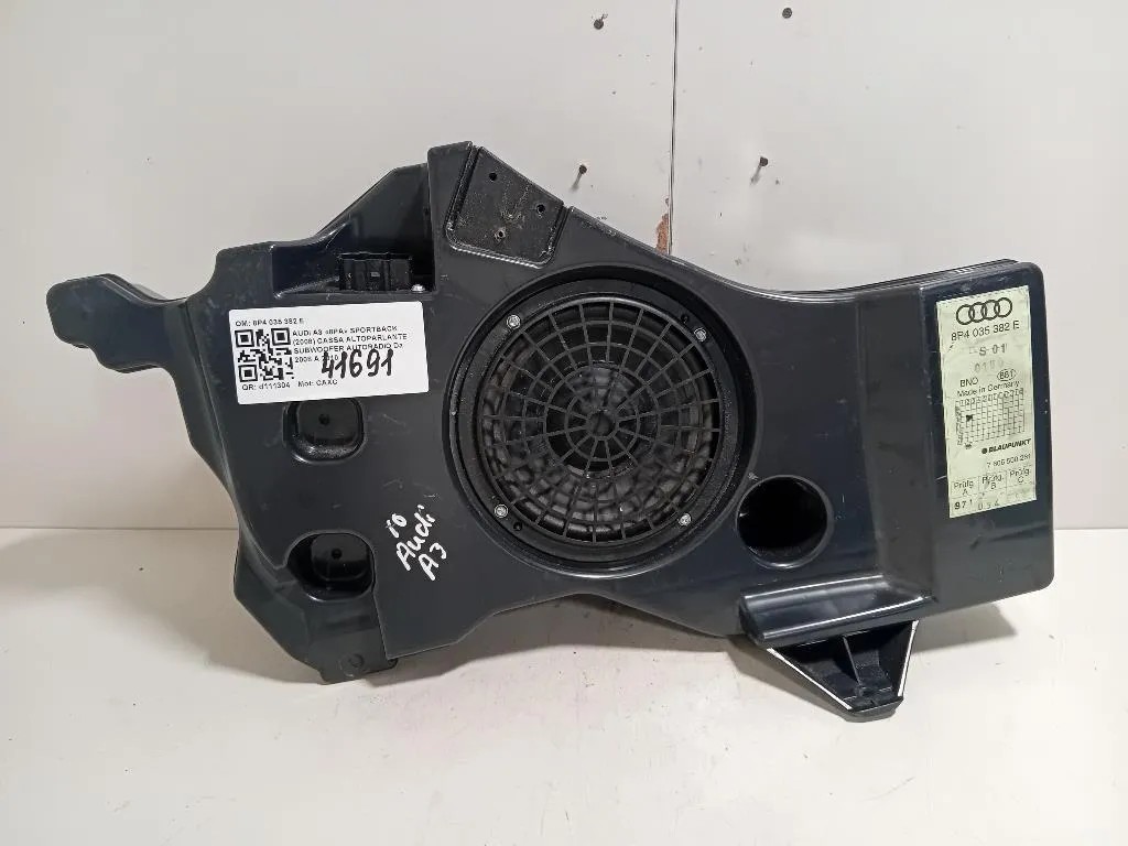 Cassa Altoparlante Subwoofer Autoradio 8P4 035 382 E Audi A3 8PA Sportback 2008