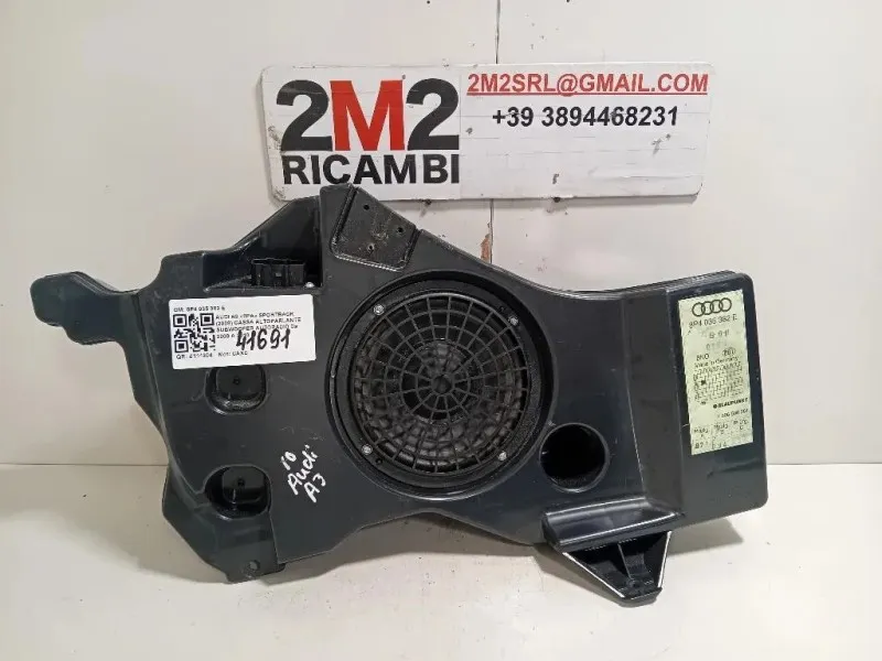 Cassa Altoparlante Subwoofer Autoradio 8P4 035 382 E Audi A3 8PA Sportback 2008