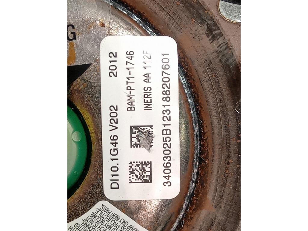 Air-bag Guidatore 98510 BR260 Nissan Qashqai I 2010