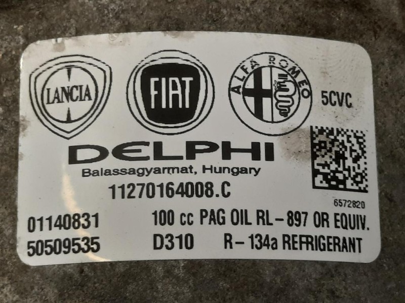 Compressore AC 50509535 Alfa Romeo Giulietta 2010