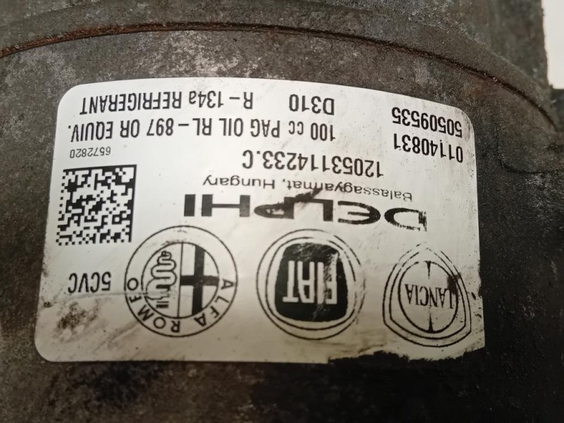 Compressore AC 50509535 Alfa Romeo Giulietta 2010
