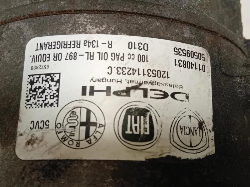 Compressore AC 50509535 Alfa Romeo Giulietta 2010