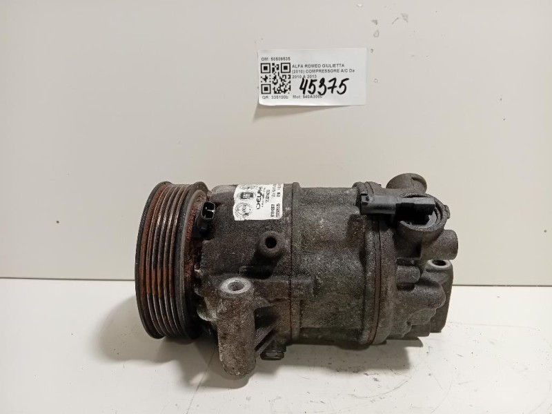 Compressore AC 50509535 Alfa Romeo Giulietta 2010