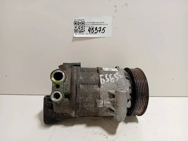 Compressore AC 50509535 Alfa Romeo Giulietta 2010