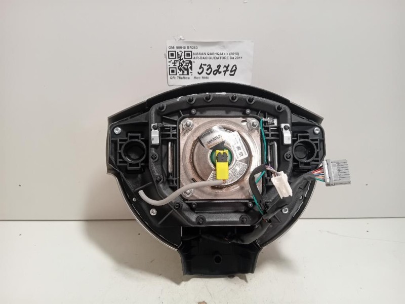 Air-bag Guidatore 98510 BR260 Nissan Qashqai I 2010
