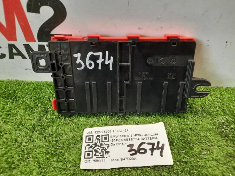 Cassetta Batteria 922775205 Bmw Serie 3 F30 Berlina 2015