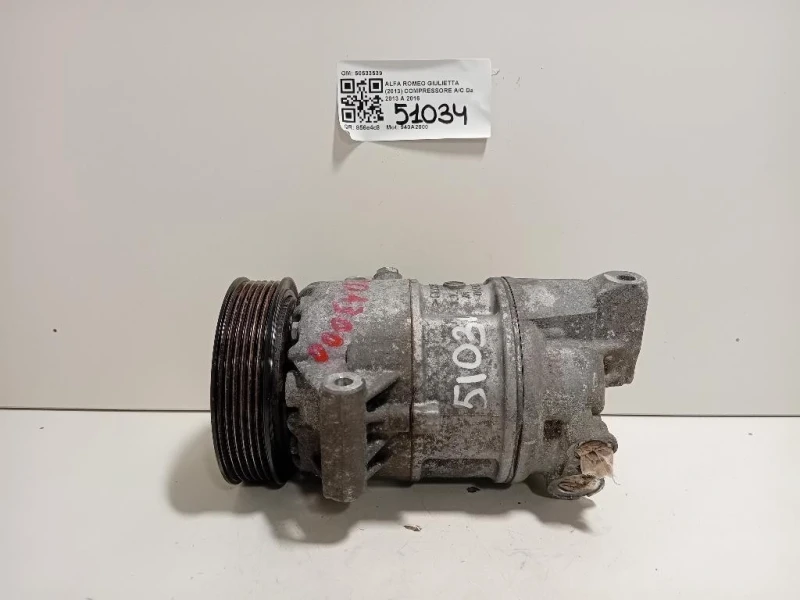 Compressore AC 50533539 Alfa Romeo Giulietta 2013