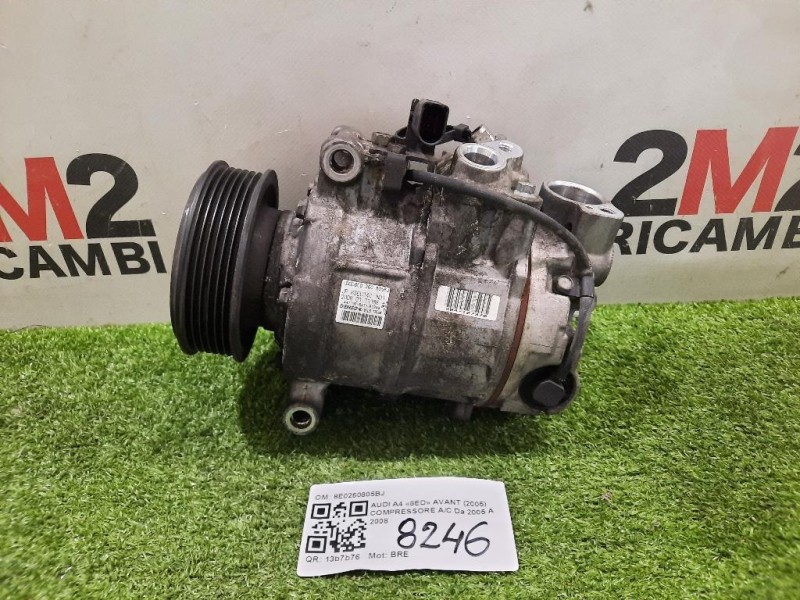 Compressore AC 8E0260805BJ Audi A4 8ED Avant 2005