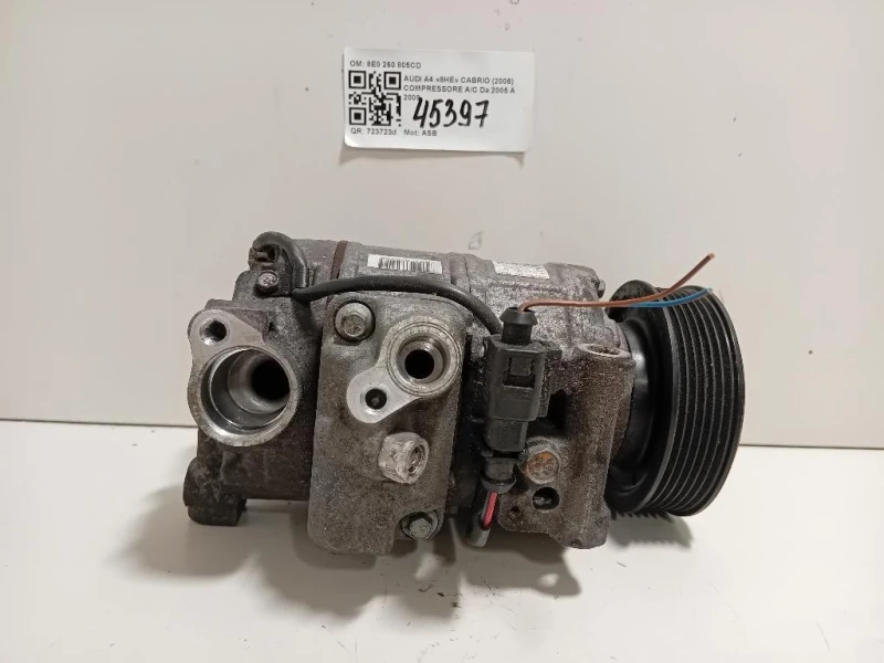 Compressore AC 8E0 260 805CD Audi A4 8HE Cabrio 2006