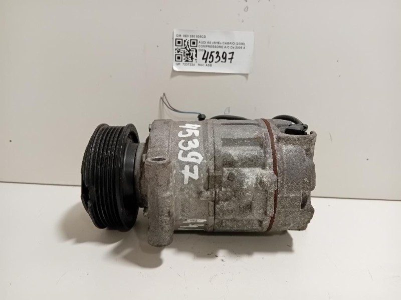 Compressore AC 8E0 260 805CD Audi A4 8HE Cabrio 2006