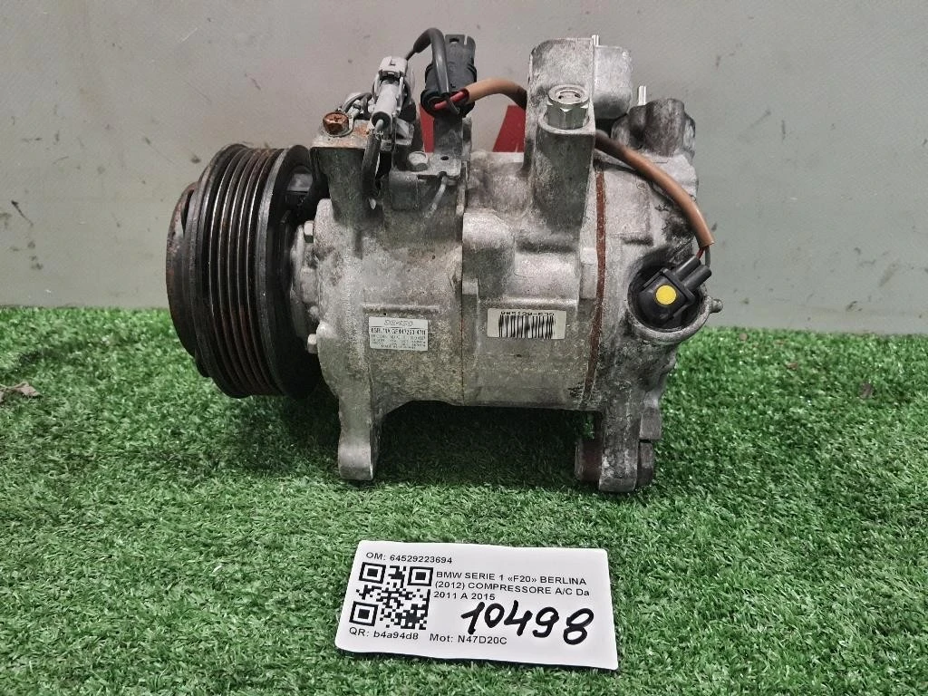 Compressore AC 64529223694 Bmw Serie 1 F20 Berlina 2012