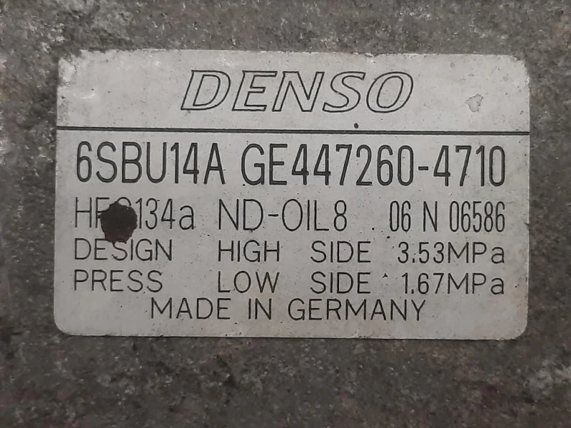 Compressore AC 447260-4710 Bmw Serie 1 F20 Berlina 2012