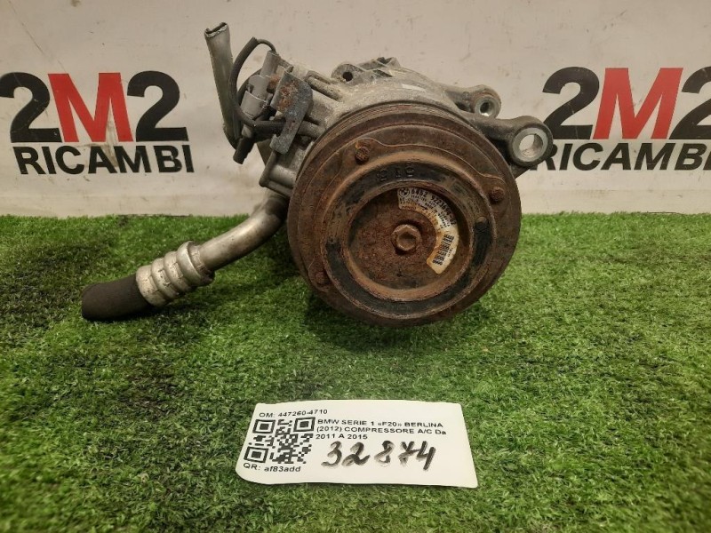 Compressore AC 447260-4710 Bmw Serie 1 F20 Berlina 2012