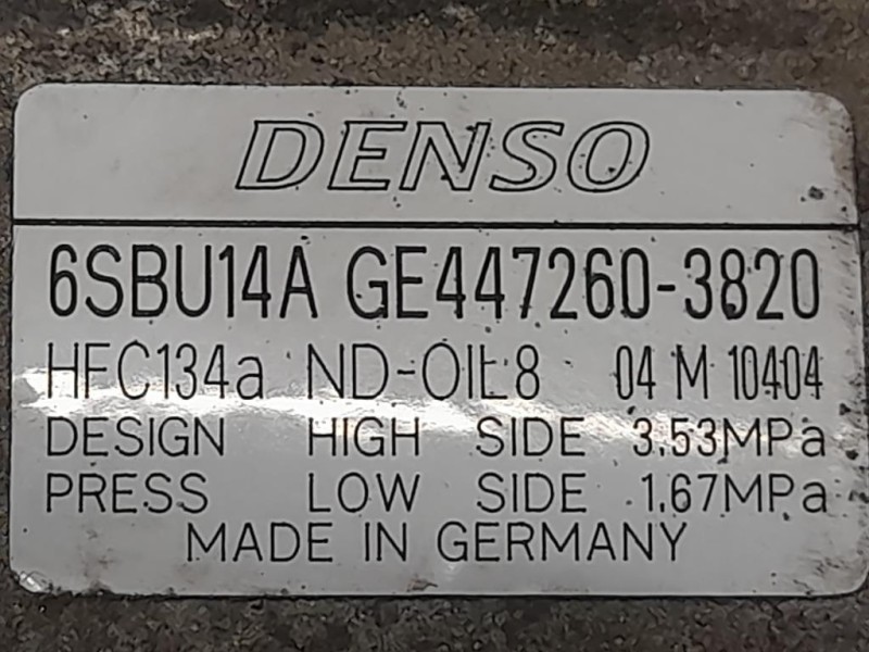 Compressore AC 447260-3820 Bmw Serie 3 E90 Berlina 2005