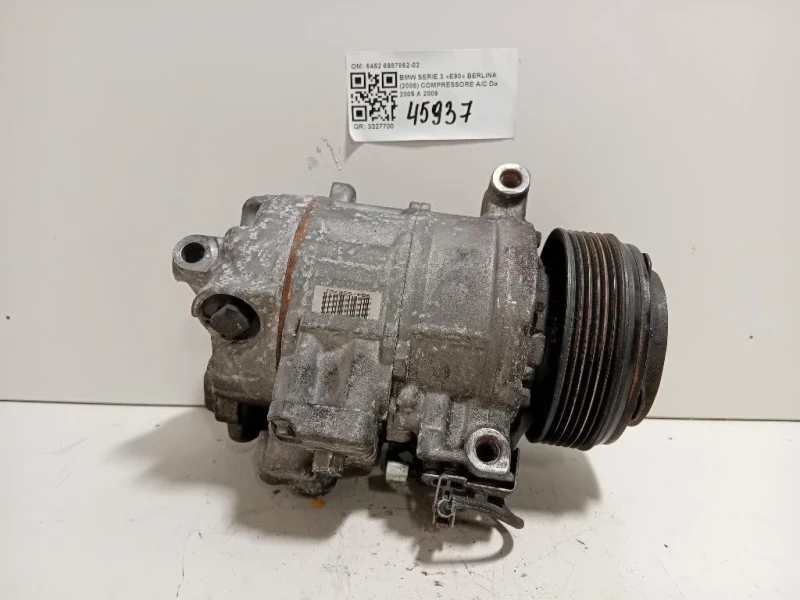 Compressore AC 6452 6987862-02 Bmw Serie 3 E90 Berlina 2005