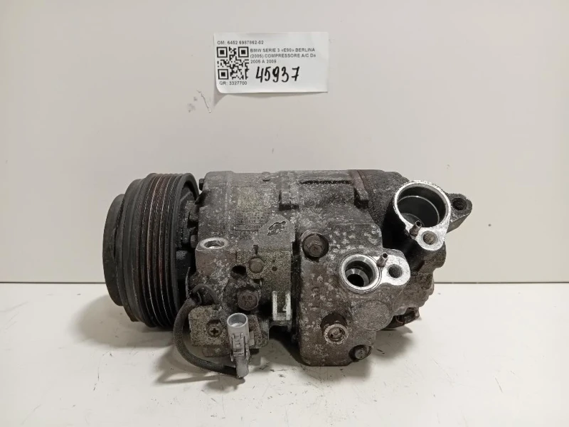Compressore AC 6452 6987862-02 Bmw Serie 3 E90 Berlina 2005