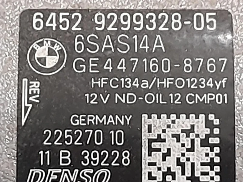 Compressore AC 929932805 Bmw Serie 3 F30 Berlina 2015