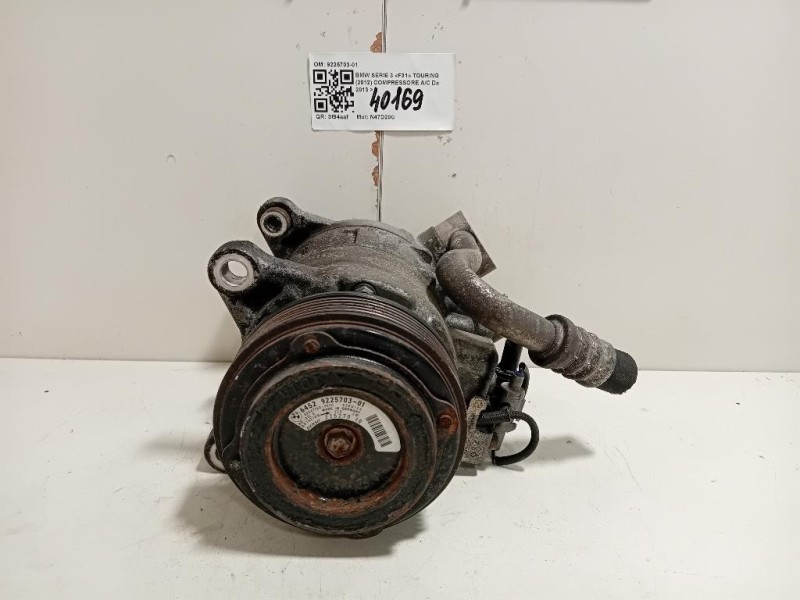 Compressore AC 9225703-01 Bmw Serie 3 F31 Touring 2012