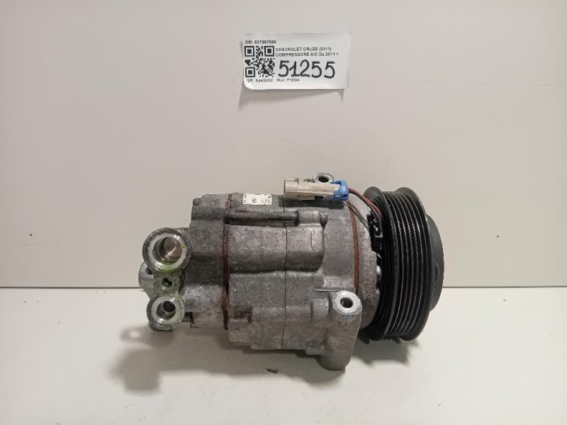 Compressore AC 687997689 13376447 Chevrolet Cruze 2011