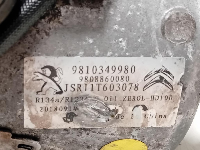 Compressore AC 9808860080 Citroen C3 III 2020
