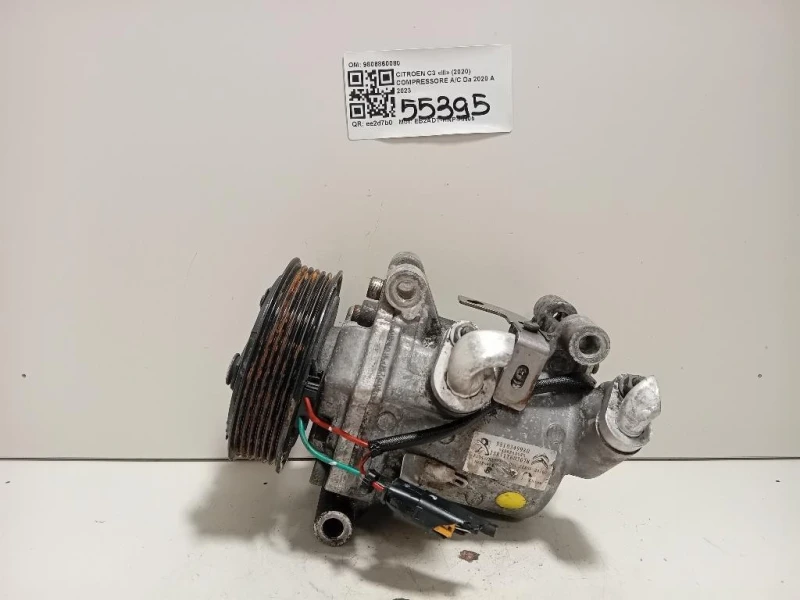 Compressore AC 9808860080 Citroen C3 III 2020