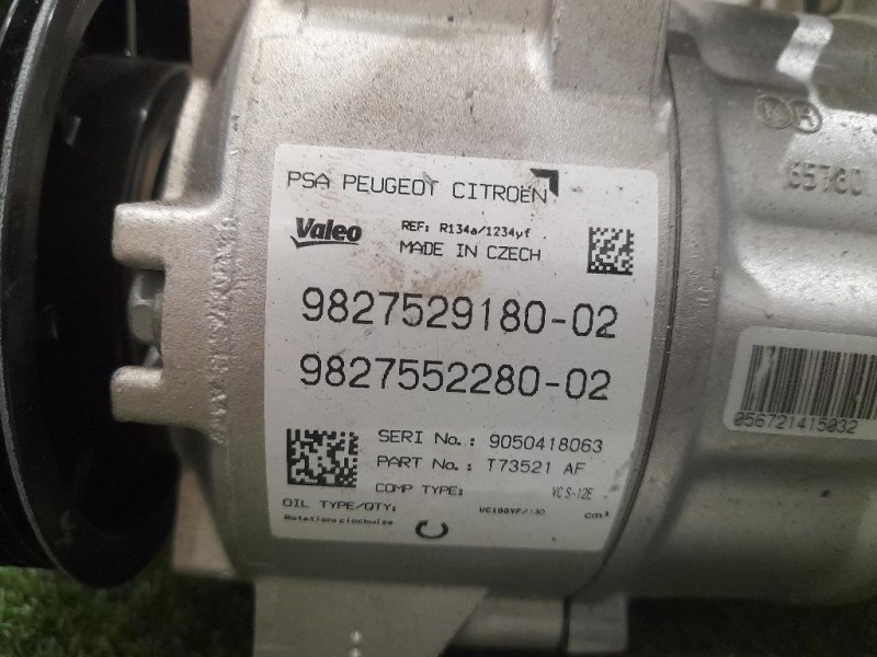 Compressore AC 9827529180 Citroen C4 Spacetourer 2018