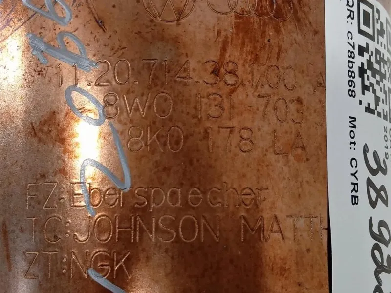 Catalizzatore Audi A4 8W5 Avant 2015