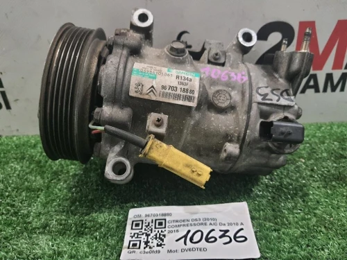 Compressore AC 9670318880 Citroen DS3 2010