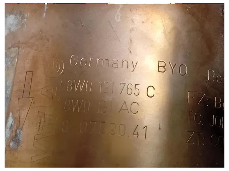 Catalizzatore 8W0 131 703 Audi A6 4a5c8 Avant 2018