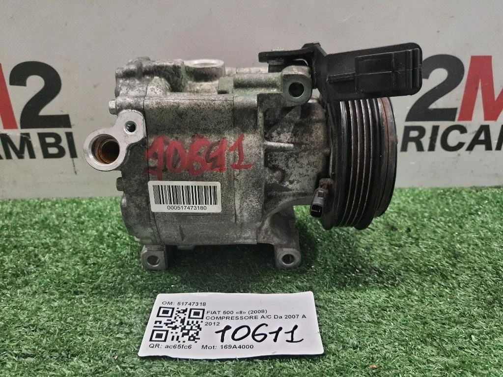 Compressore AC 51747318 Fiat 500 II 2008
