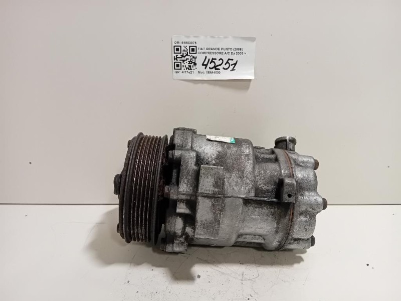 Compressore AC 51803075 Fiat Grande Punto 2006