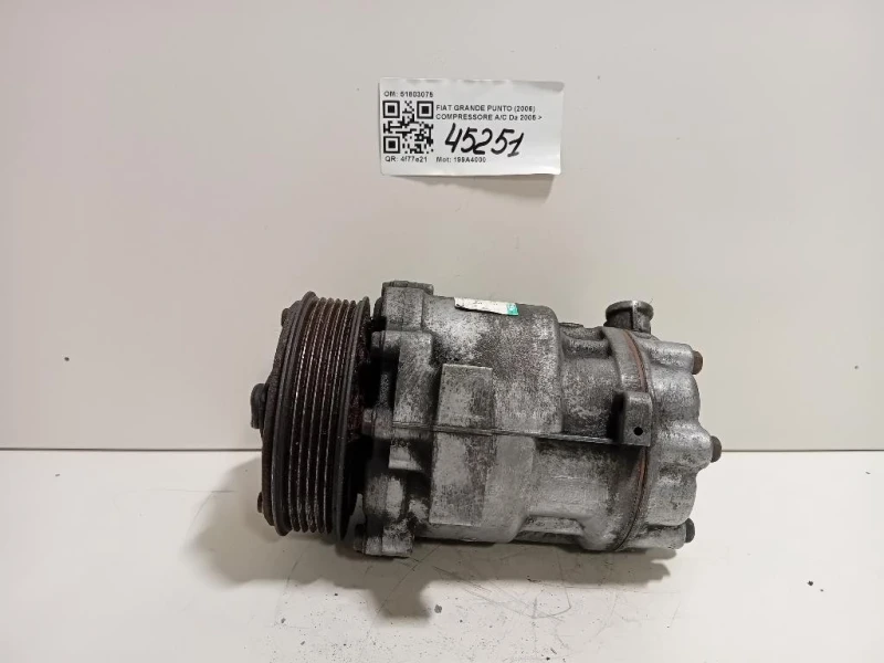 Compressore AC 51803075 Fiat Grande Punto 2006