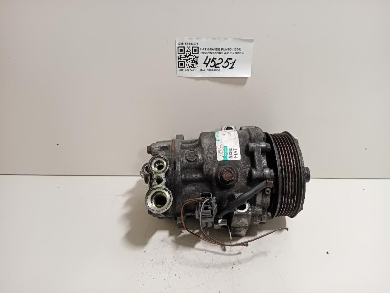 Compressore AC 51803075 Fiat Grande Punto 2006