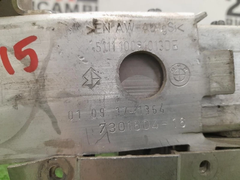 Longherone Parziale Antest ANT DX 7351525 7301604 7301585 Bmw X1 F48 2015