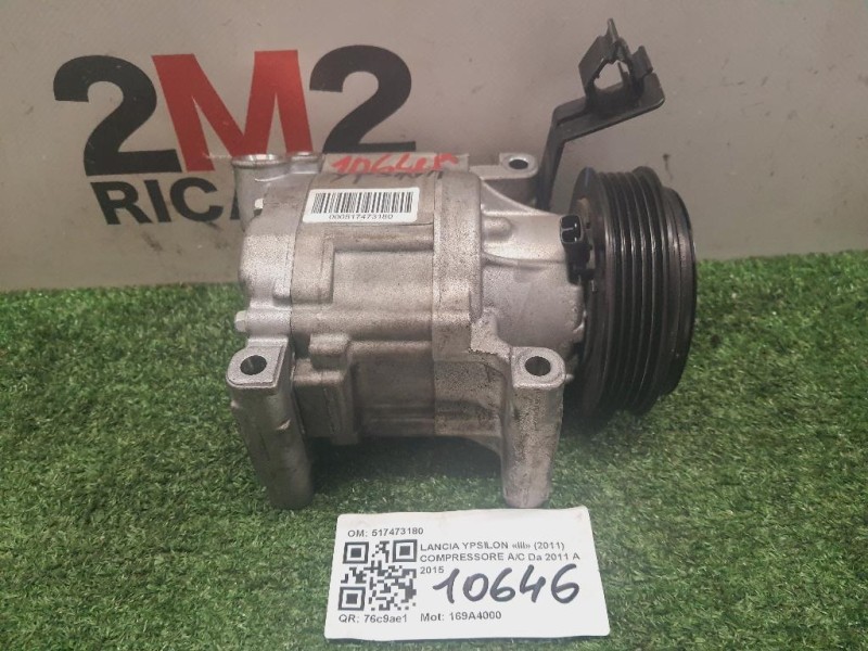 Compressore AC 517473180 Lancia Ypsilon III 2011