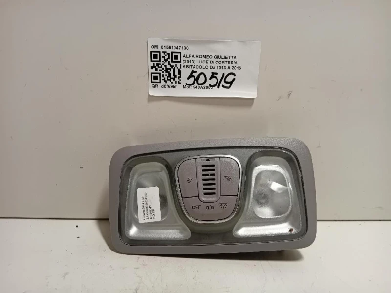 LUCE DI Cortesia Abitacolo 01561047130 Alfa Romeo Giulietta 2013