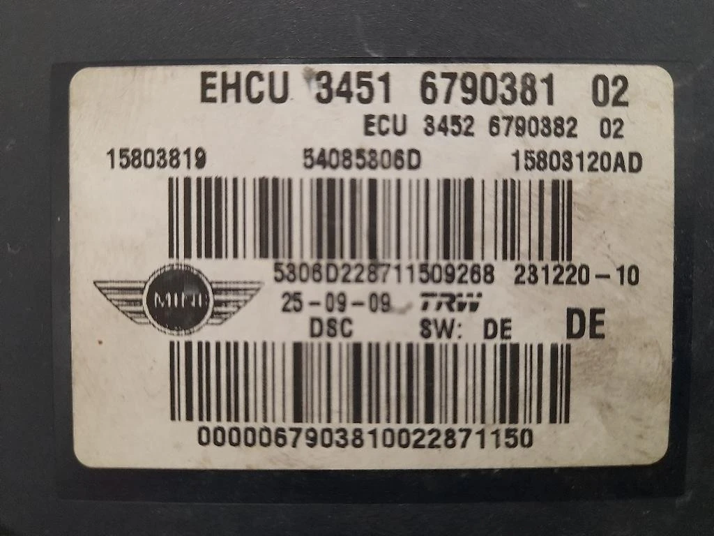 ABS Gruppo ANT 34516790381 Mini MINI ONE R56 2007