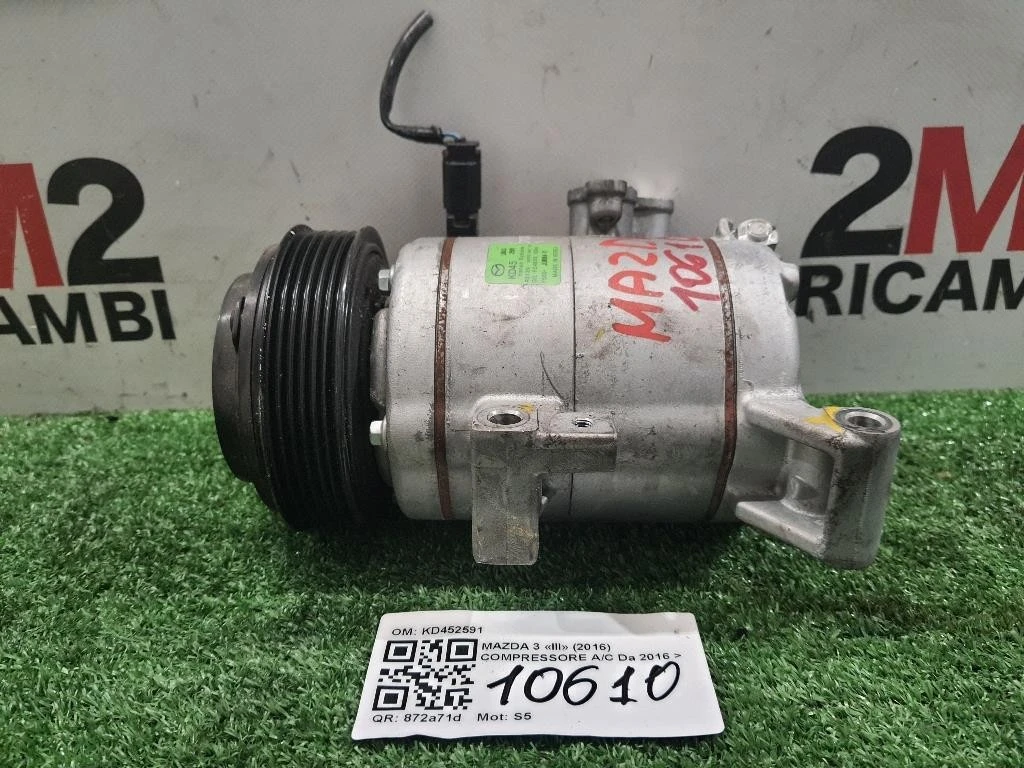Compressore AC KD452591 Mazda 3 III 2016