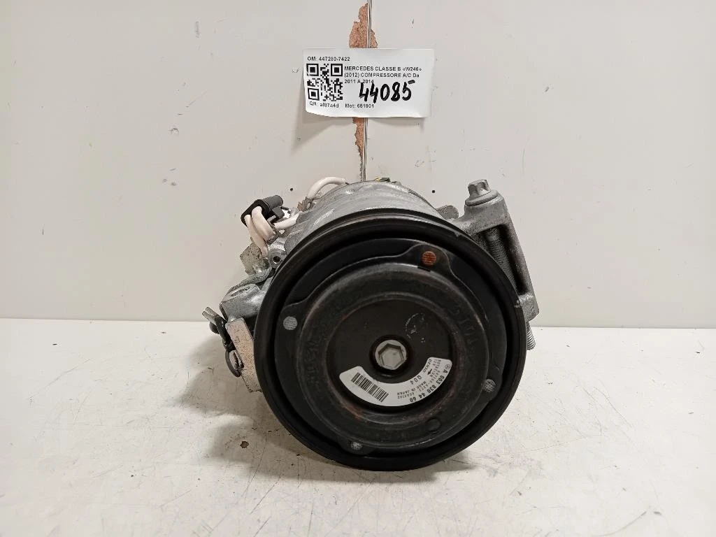 Compressore AC 447280-7422 Mercedes Classe B W246 2012