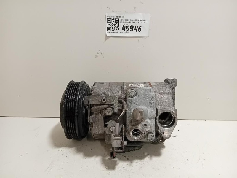 Compressore AC A0022302911 Mercedes Classe B W246 2012