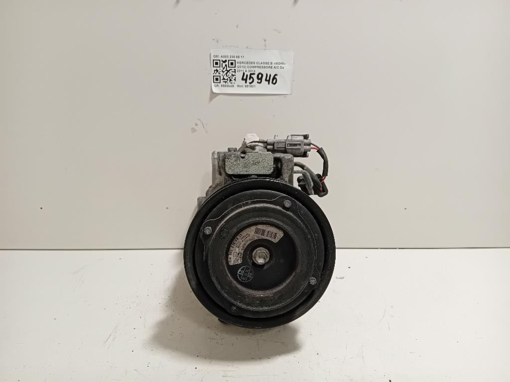 Compressore AC A0022302911 Mercedes Classe B W246 2012