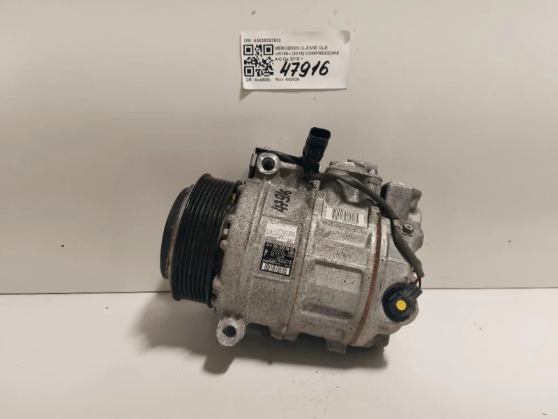 Compressore AC A0008303802 Mercedes Classe GLE W166 2015