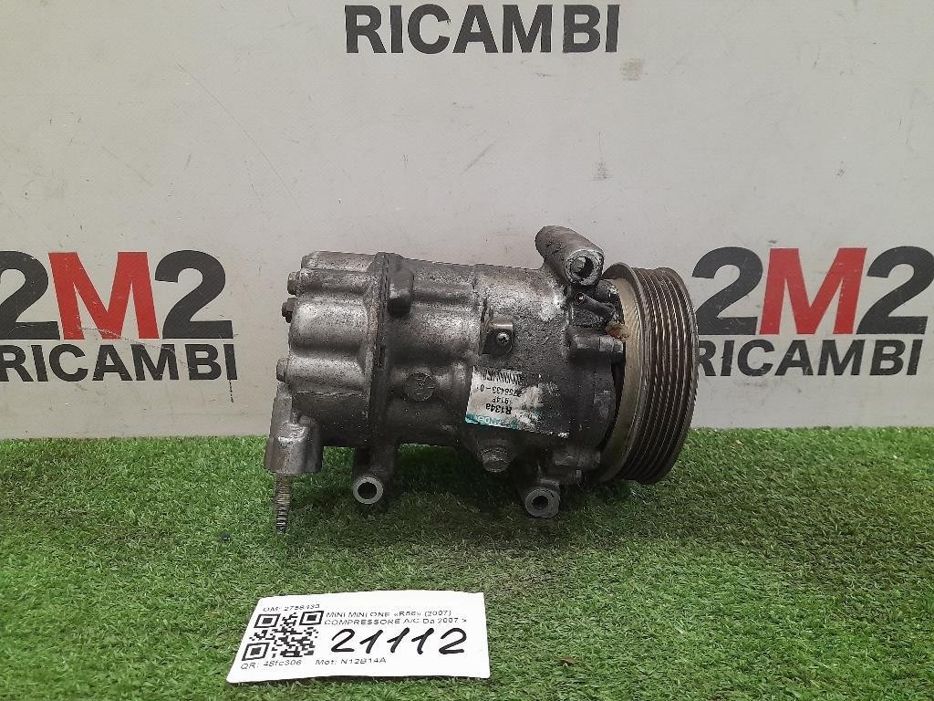 Compressore AC 2758433 Mini MINI ONE R56 2007